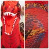 Inflatable Riding a Raptor Dinosaur Costume