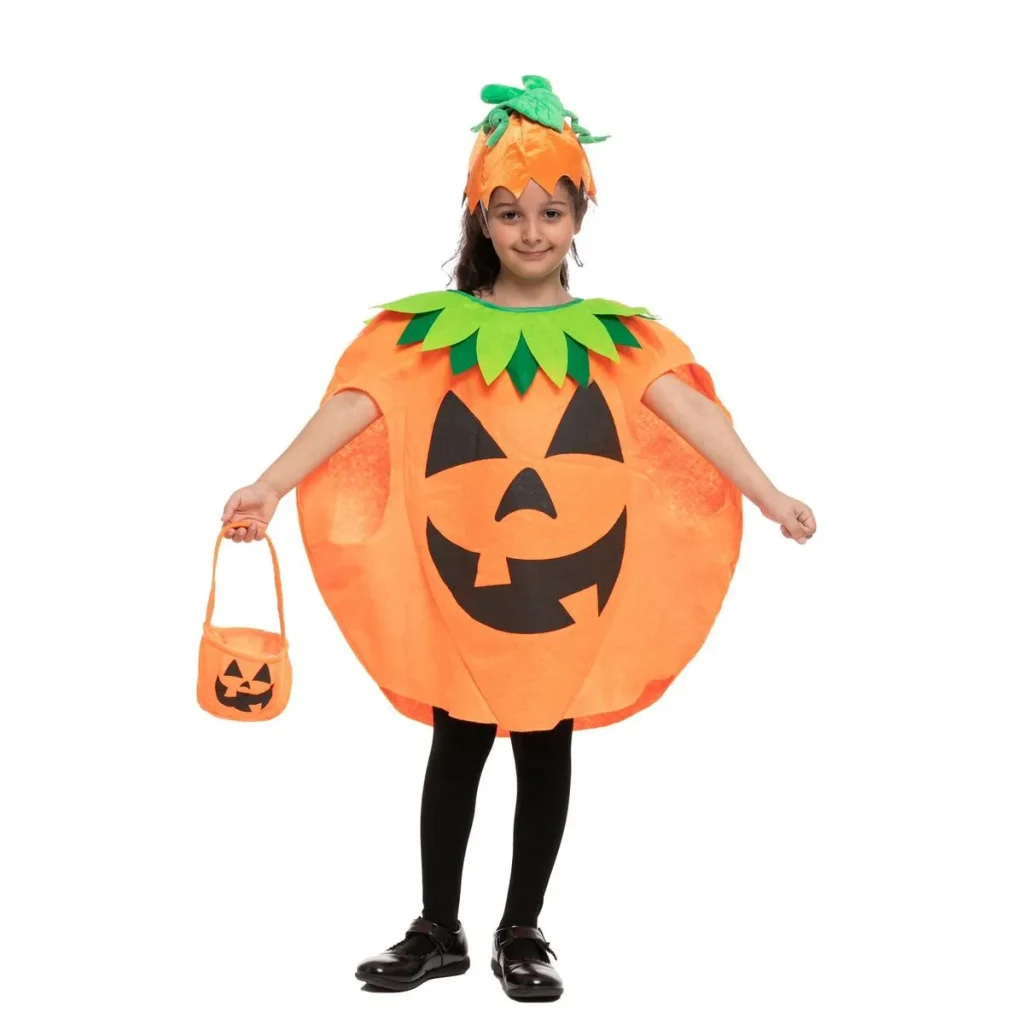 Kid Pumpkin Girl Costume