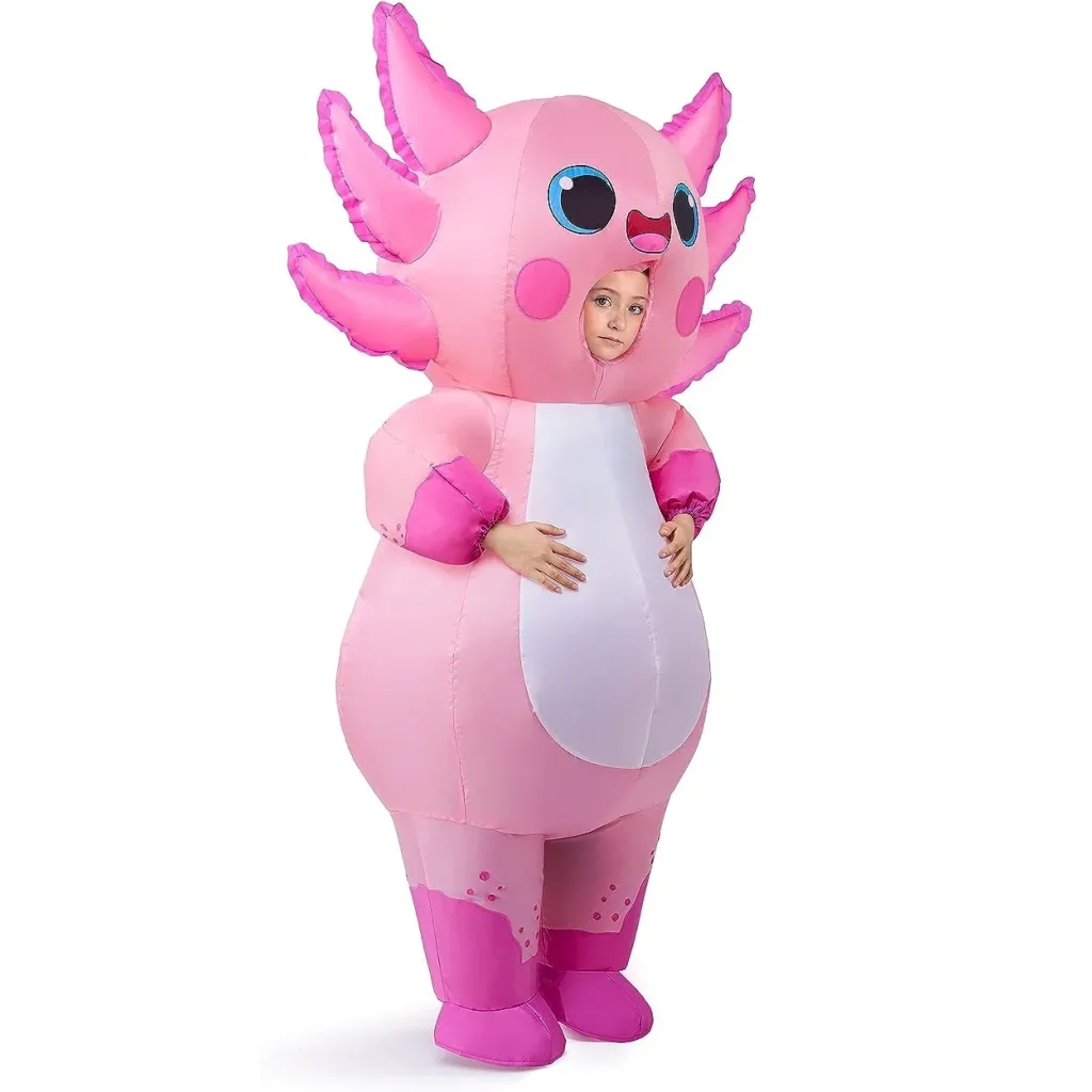Axolotl Inflatable Costume for Kids