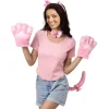 Spooktacular Creations 5 Pcs Kitty Cat Costume Accessories with Cat Ears Headband