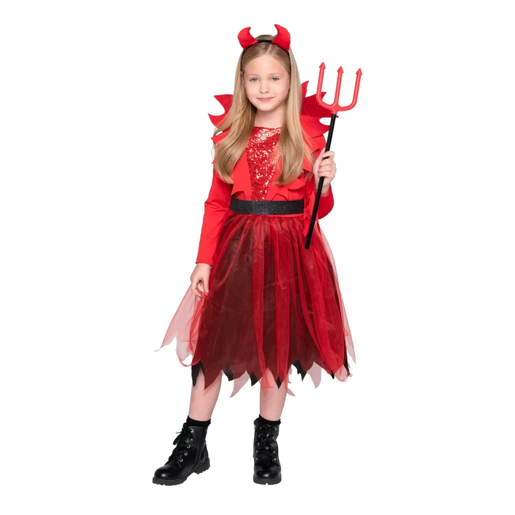 Girls Devil Costume for Halloween