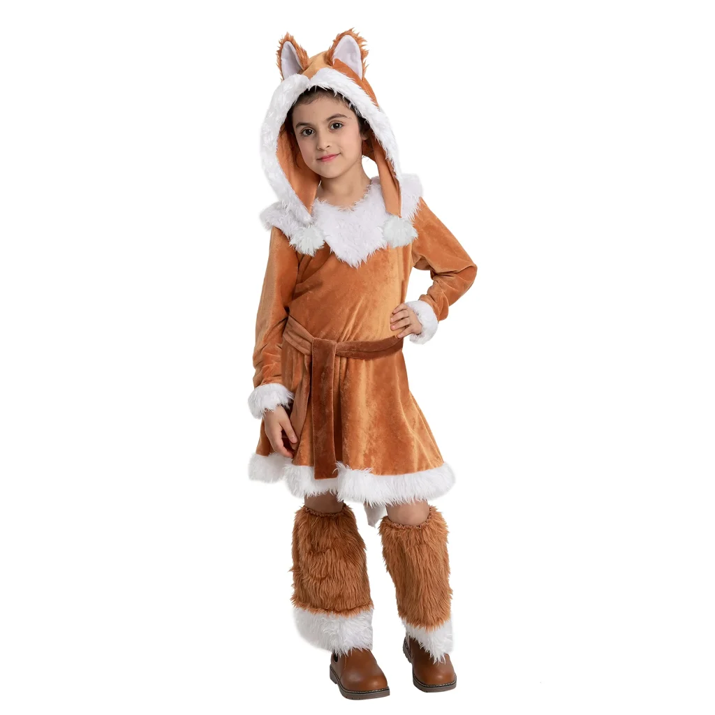 Kids Halloween Fox Costume Girls