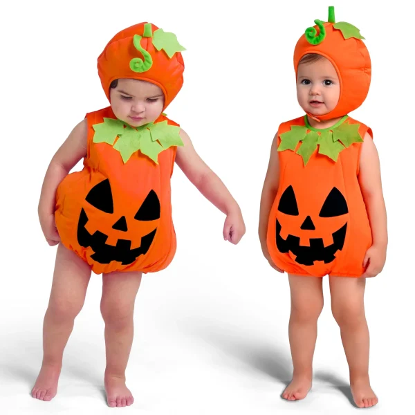 Toddler Pumpkin Costume with Hood