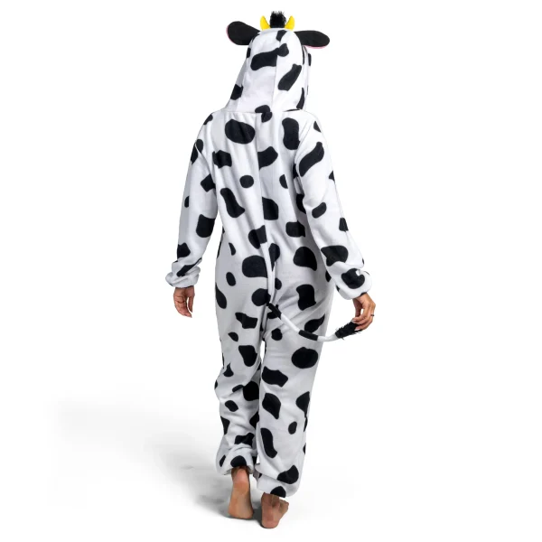 Unisex Adult Cow Pajama Plush Costume