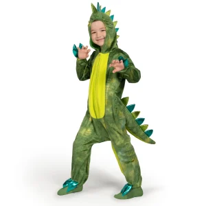 Kids Unisex Shining Dinosaur Jumpsuit Pajama Costume