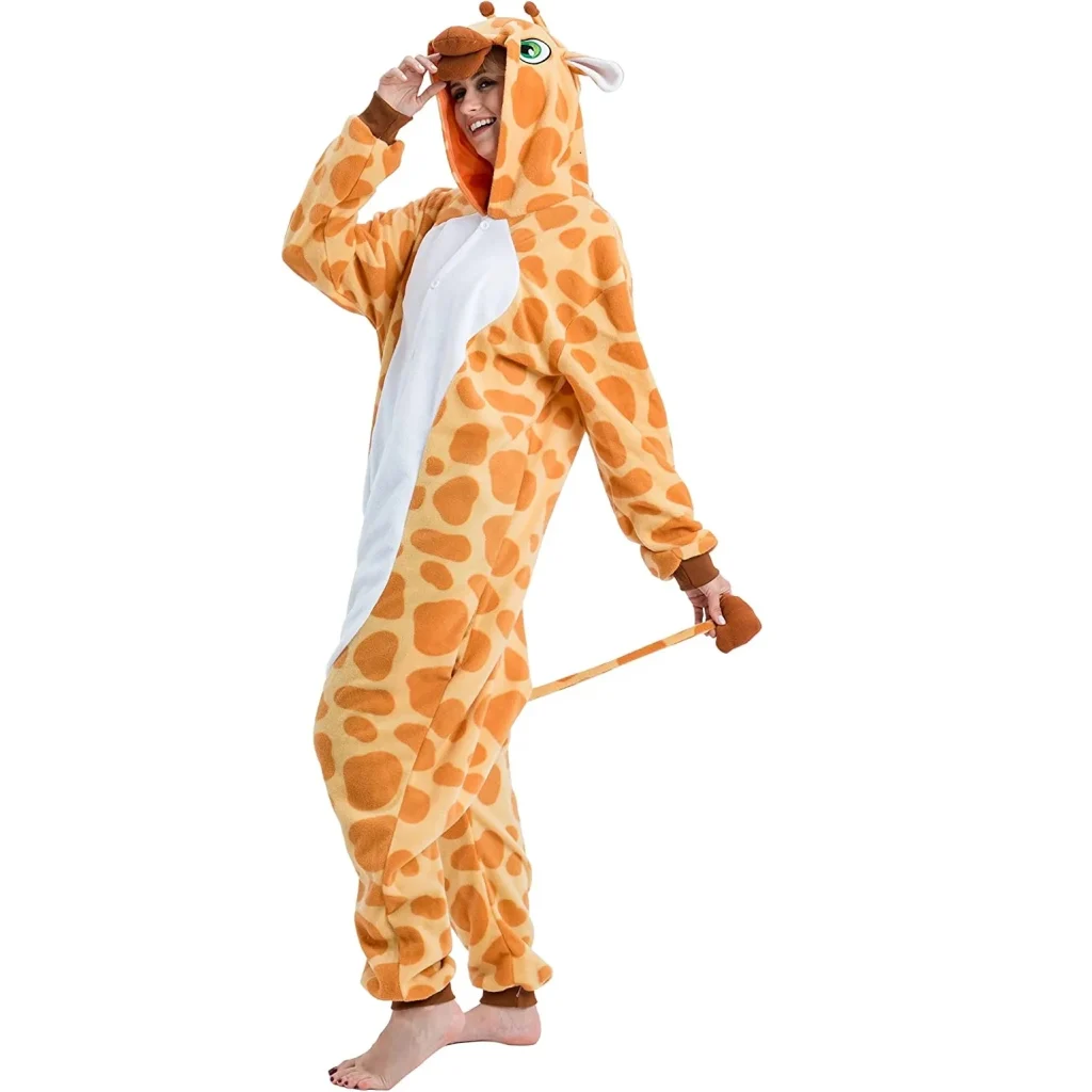 Giraffe pajamas halloween women