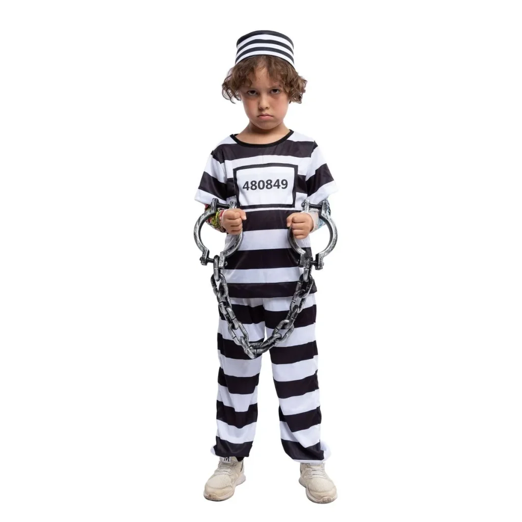 Jail Kids Costumes Boys