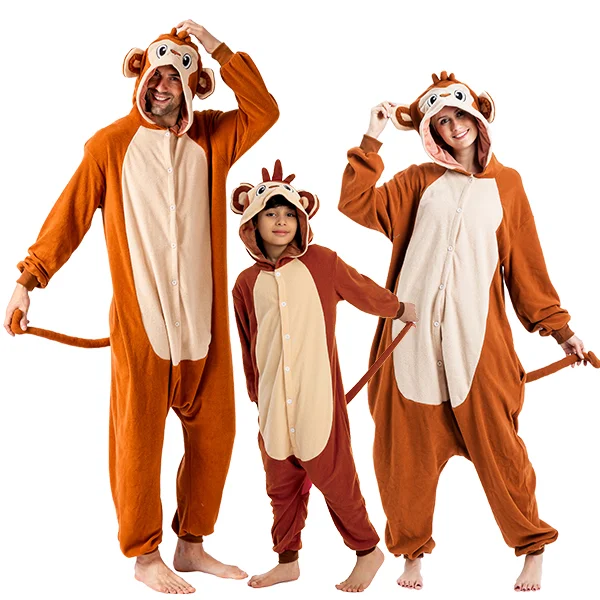 Monkey family halloween pajamas