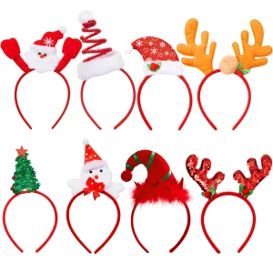 16PCS Christmas Holiday Cute Headbands
