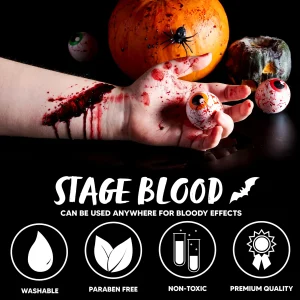 2.5 Oz Halloween Makeup Coagulated Blood