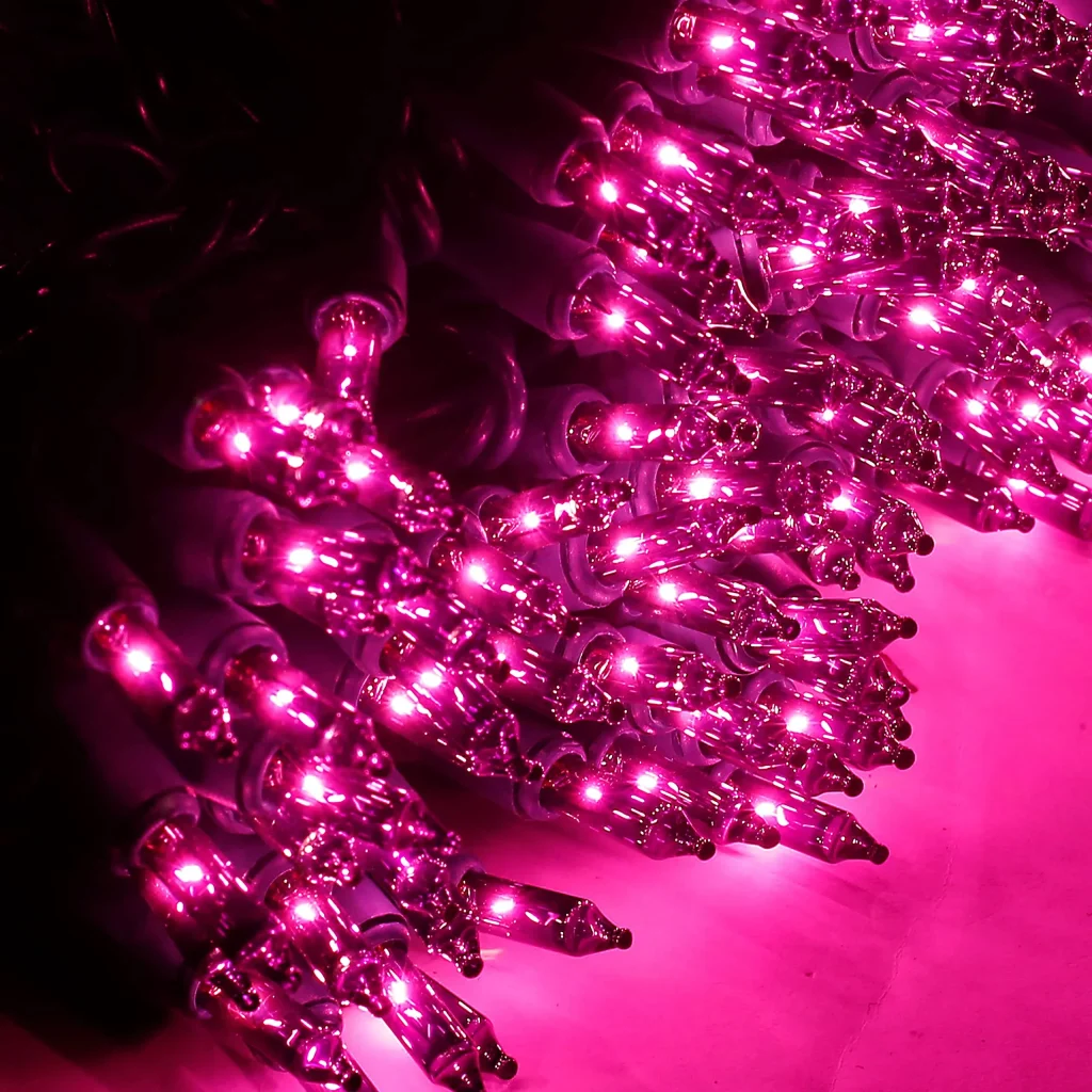 Purple Incandescent Halloween String Lights
