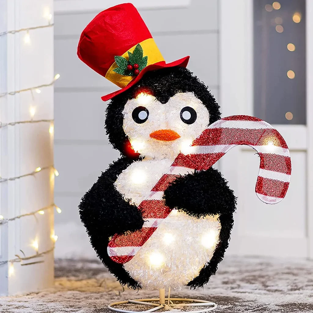 LED Collapsible Penguin Christmas Porch Decorations