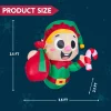 3.5ft Tall Christmas Inflatable Santa Elf