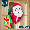 3.5ft Tall Christmas Inflatable Santa with Gift Bags