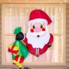3.5ft Tall Christmas Inflatable Santa with Gift Bags