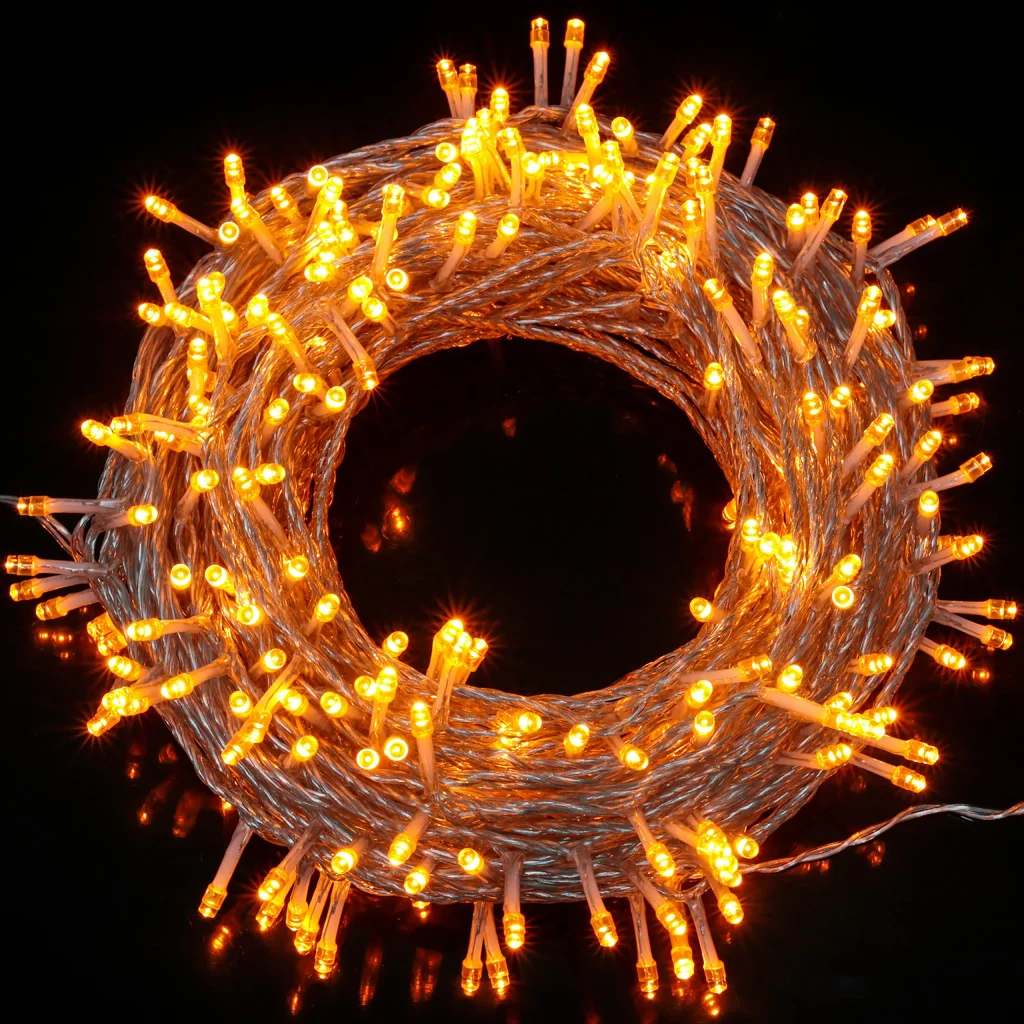98.1ft LED Orange Halloween String Lights