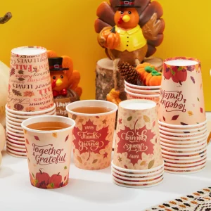 36 Pcs Thanksgiving Disposable Cups
