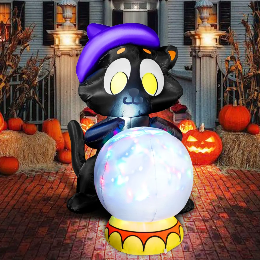 Inflatable LED Projection Light Cat Decoration