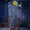 67in Halloween Animatronics Standing Pumpkin Scarecrow Decoration (1)