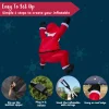6ft Hanging Christmas Inflatable Climbing Santa