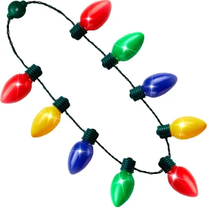 1 Pack 9 Bulbs Christmas Necklaces