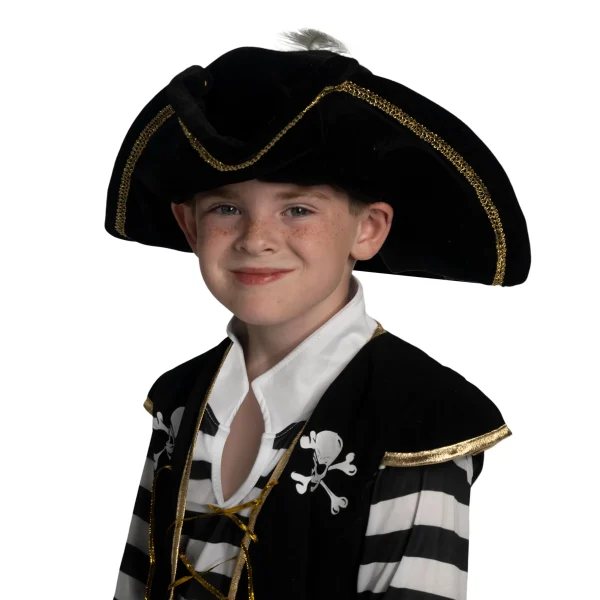 Adult Tricorn Pirate Hat Colonial Style Costume Accessories