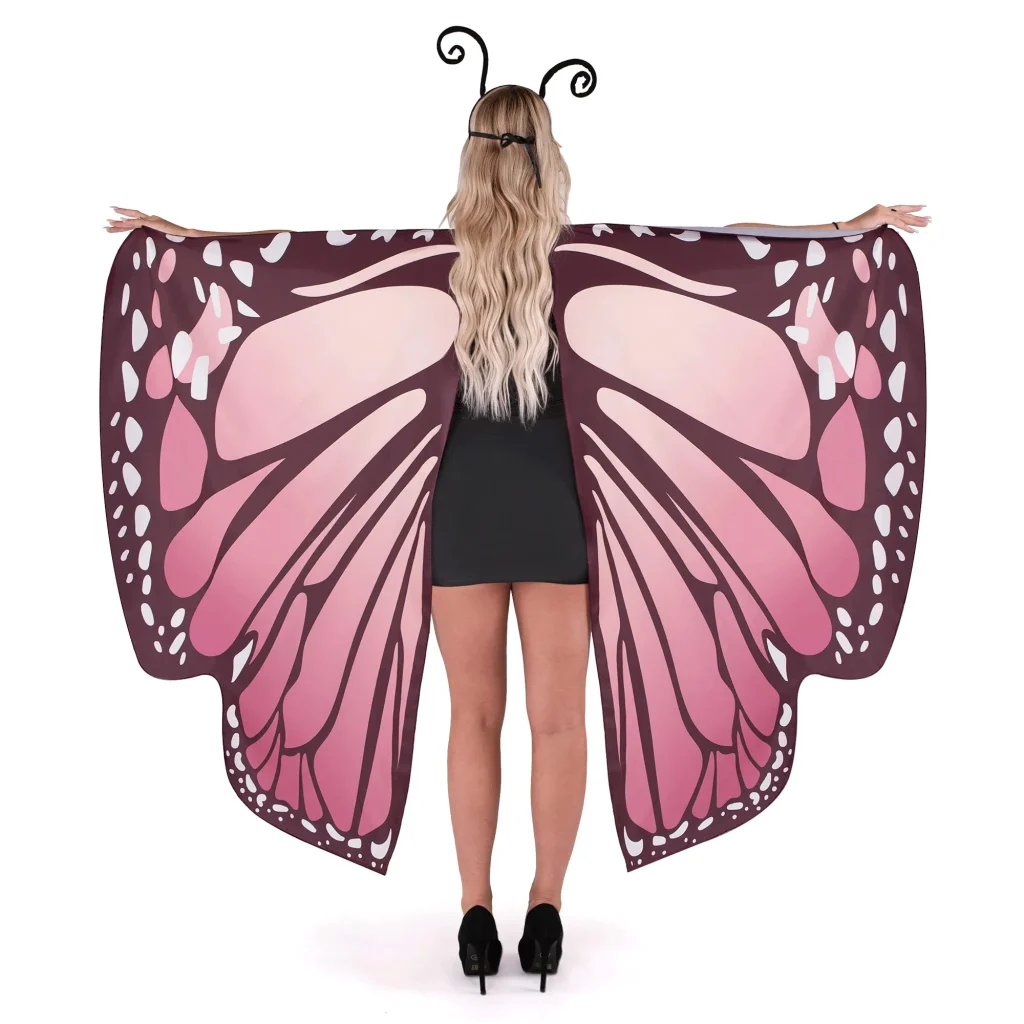 Pink Butterfly Wings Costume