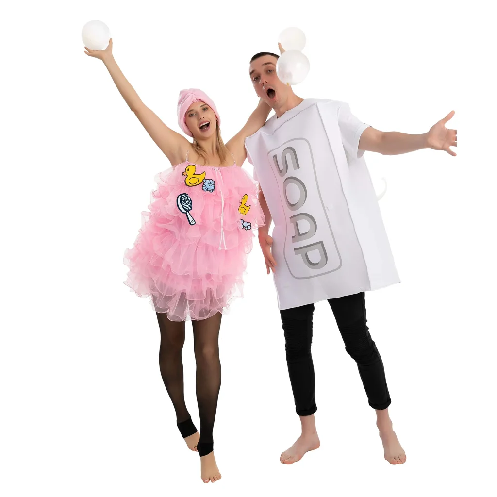 Soap and Loofah Couple Halloween Costume