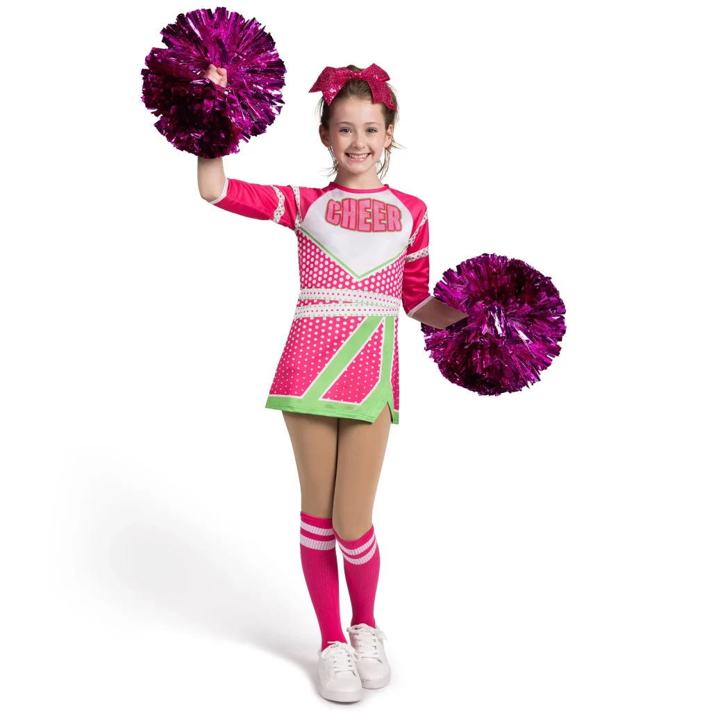 Pink Cheerleader Halloween Costume