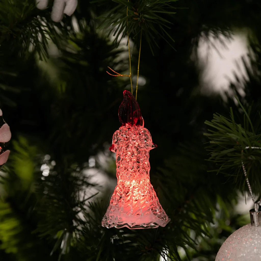 Lighted Christmas Glass Ornaments