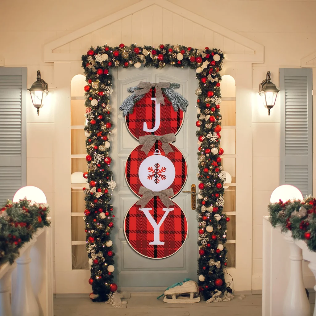 DIY Door Signs  Christmas door decorations