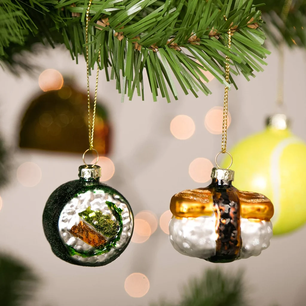 2pcs Sushi Christmas Ornaments