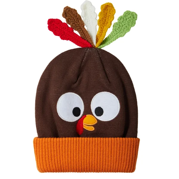 Crochet Cute Giggling Getup Thanksgiving Turkey Beanie Hat