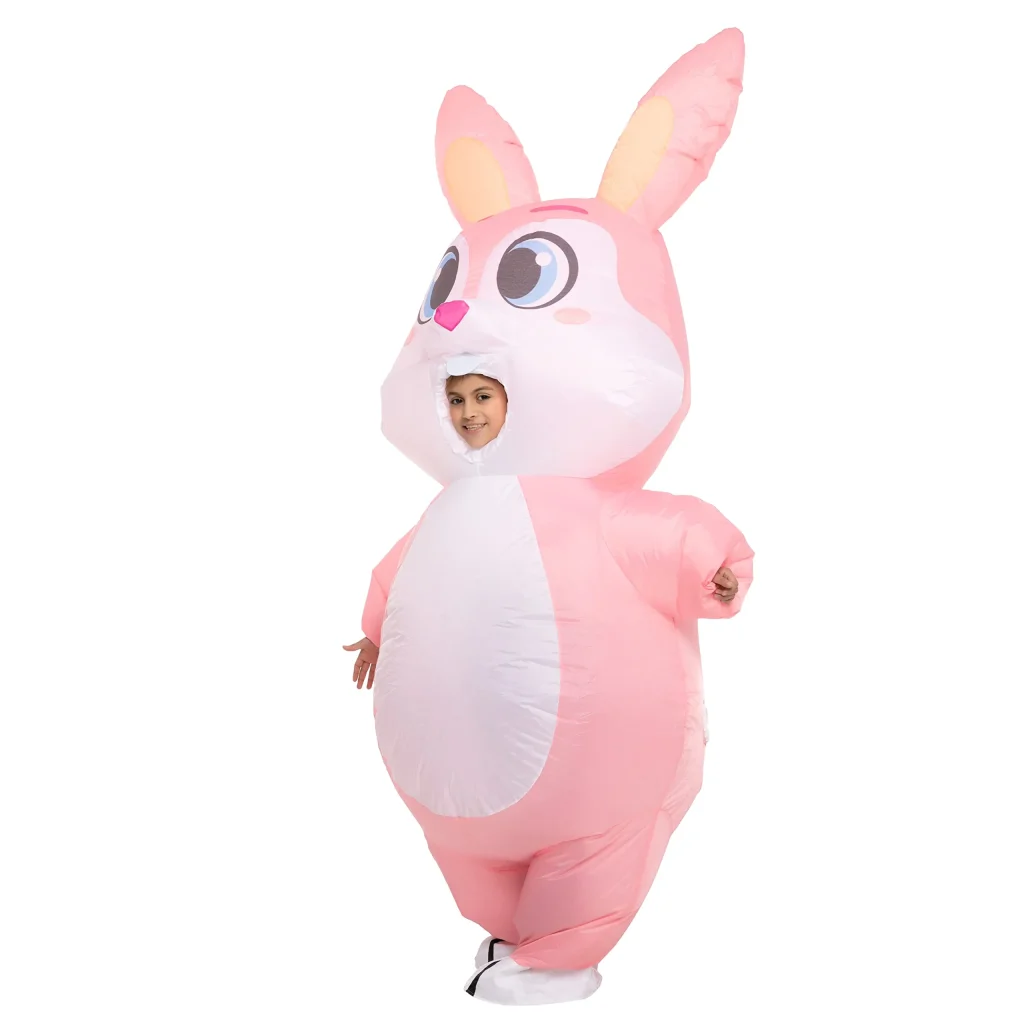 Pink Bunny Inflatable Costume