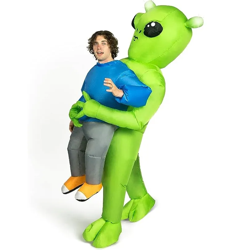 Light-up Deluxe Inflatable Alien Costume