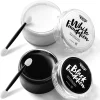 Halloween 5 Oz Black and White Oil Face Body Paint Set with Brushes