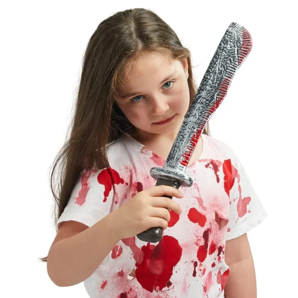 Halloween Fake Machete Prop, Plastic Machete Knife