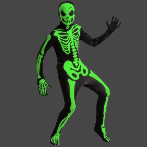 Kids Glow in the Dark Skeleton Costume