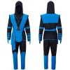 Men Blue Ninja Costume Set for Adult Halloween