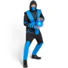 Men Blue Ninja Costume Set for Adult Halloween