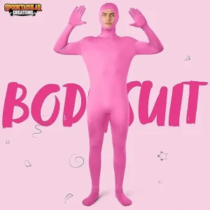 Mens Open Face Bodysuit Jumpsuit Costume