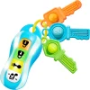 PopKey Pals Baby Car Keys Teether - Toddlers Sensory Learning Toy Set
