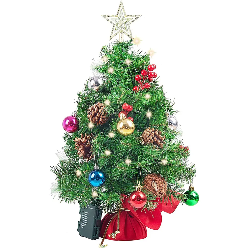 Prelit Tabletop Christmas Tree Decor