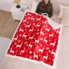 Christmas Throw Fleece Blanket for Couch