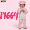 Unisex Pink Baby Piggy Jumpsuit Animal Costume