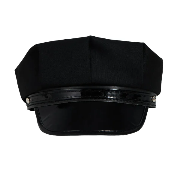 Universal Black Chauffeur Hat for Adults