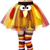 Women's Thanksgiving Turkey Tutu Skirt and Socks