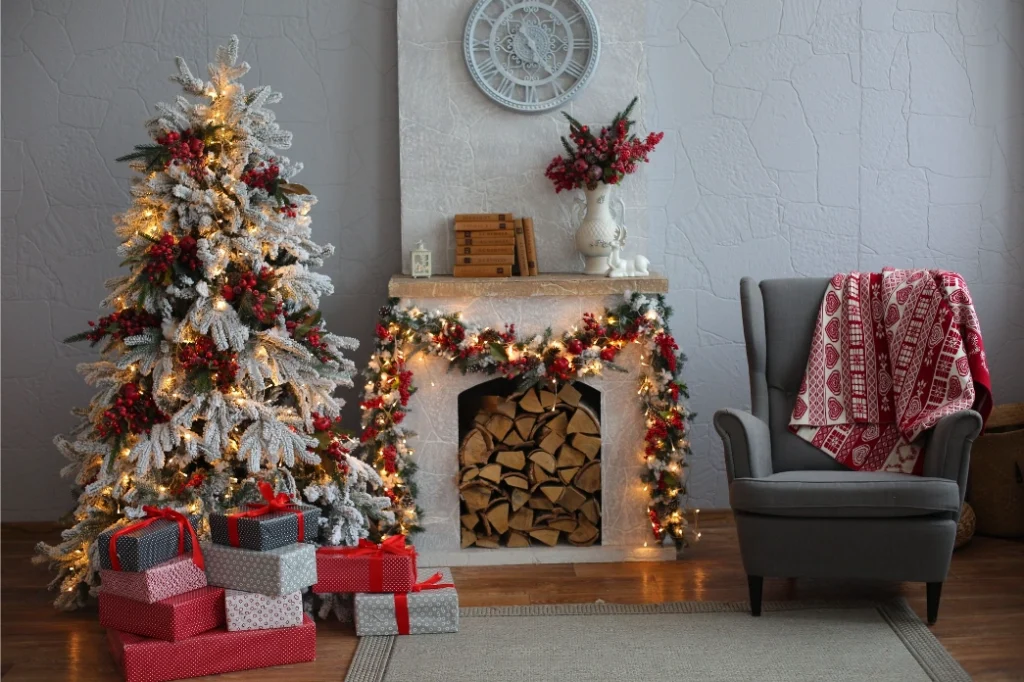mantel Christmas decorations