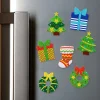 12 Pcs Christmas Kids Gem Painting Magnet Craft