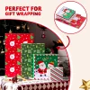 12Pcs 4 Size 12 Christmas Wrap Gift Set